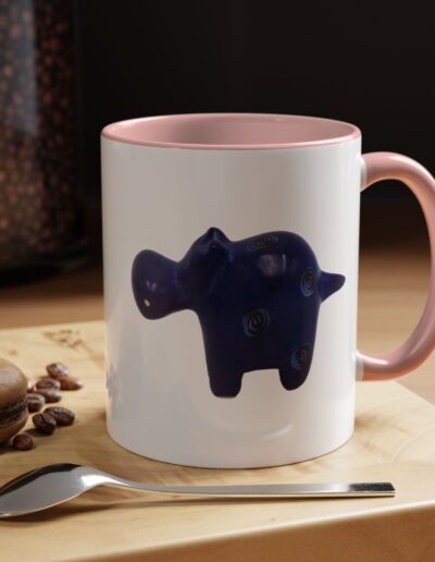 Hippo Ceramic Accent Coffee Mug