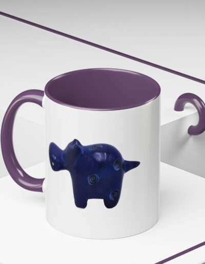 Hippo Ceramic Accent Coffee Mug