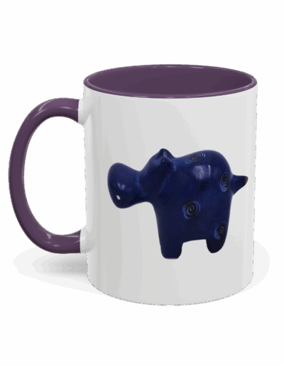 Hippo Ceramic Accent Coffee Mug