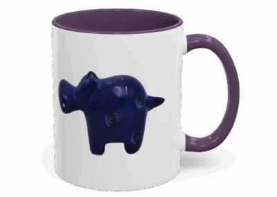 Hippo Ceramic Accent Coffee Mug