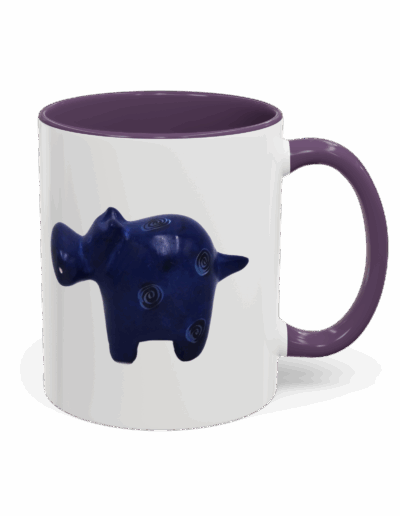 Hippo Ceramic Accent Coffee Mug