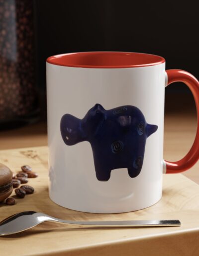Hippo Ceramic Accent Coffee Mug