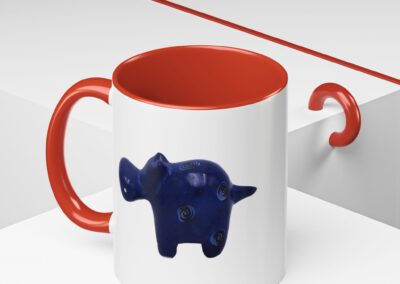 Hippo Ceramic Accent Coffee Mug