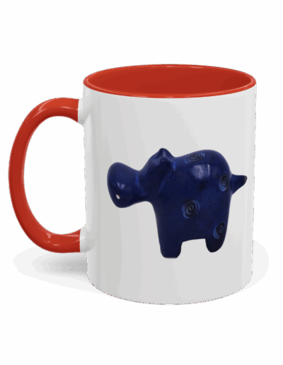 Hippo Ceramic Accent Coffee Mug