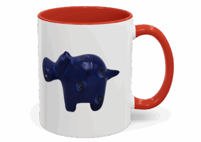 Hippo Ceramic Accent Coffee Mug