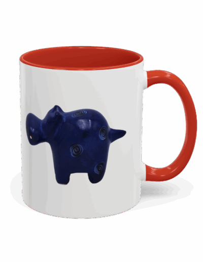 Hippo Ceramic Accent Coffee Mug