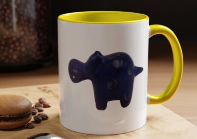 Hippo Ceramic Accent Coffee Mug