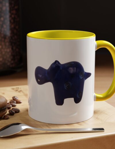 Hippo Ceramic Accent Coffee Mug