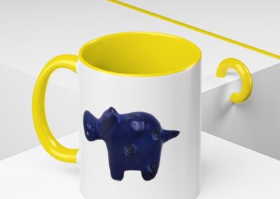 Hippo Ceramic Accent Coffee Mug