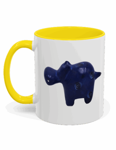 Hippo Ceramic Accent Coffee Mug