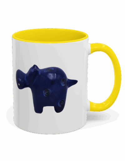 Hippo Ceramic Accent Coffee Mug