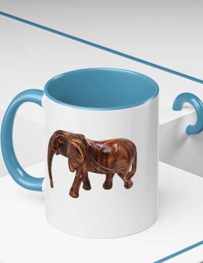 Whimsical Elephant Accent Coffee Mug