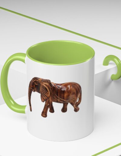 Whimsical Elephant Accent Coffee Mug