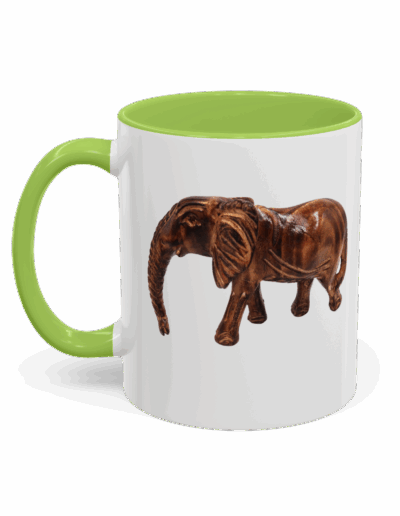 Whimsical Elephant Accent Coffee Mug