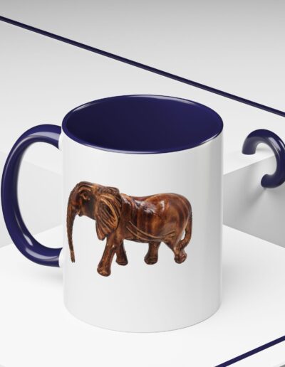 Whimsical Elephant Accent Coffee Mug