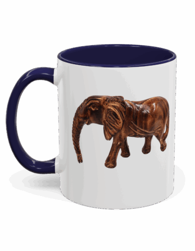 Whimsical Elephant Accent Coffee Mug