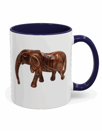 Whimsical Elephant Accent Coffee Mug