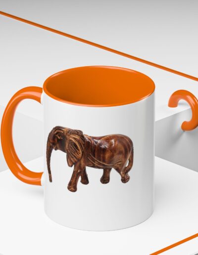 Whimsical Elephant Accent Coffee Mug