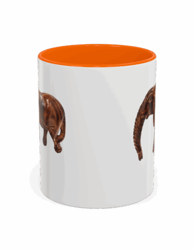 Whimsical Elephant Accent Coffee Mug