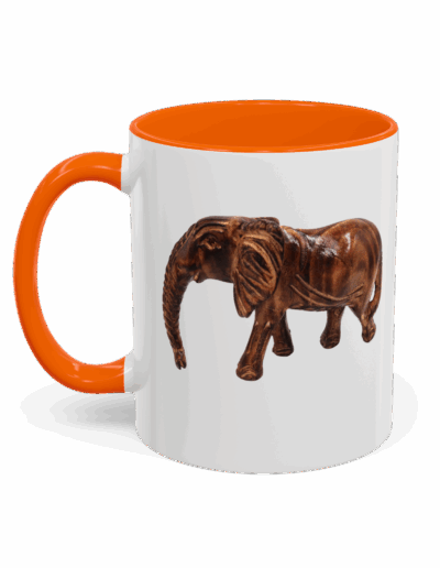 Whimsical Elephant Accent Coffee Mug