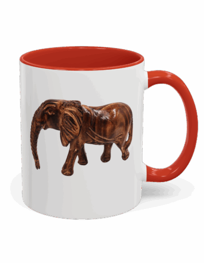 Whimsical Elephant Accent Coffee Mug