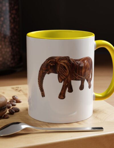 Whimsical Elephant Accent Coffee Mug