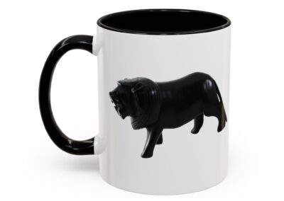 Black Lion Accent Coffee Mug