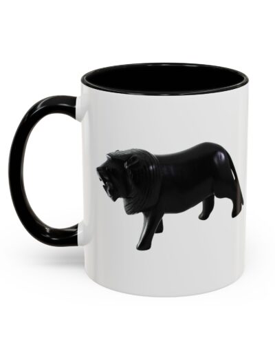 Black Lion Accent Coffee Mug
