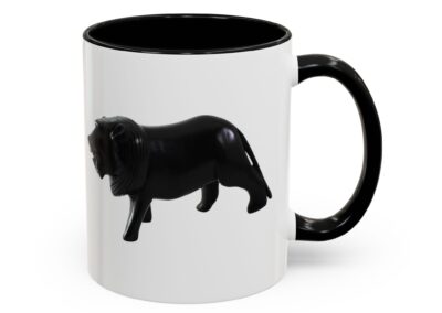 Black Lion Accent Coffee Mug