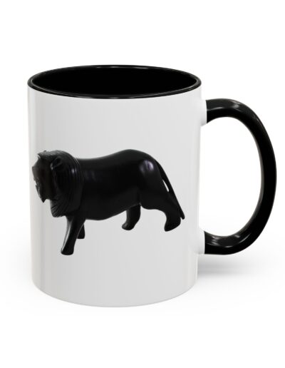 Black Lion Accent Coffee Mug