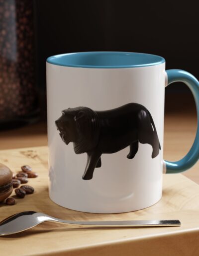 Black Lion Accent Coffee Mug