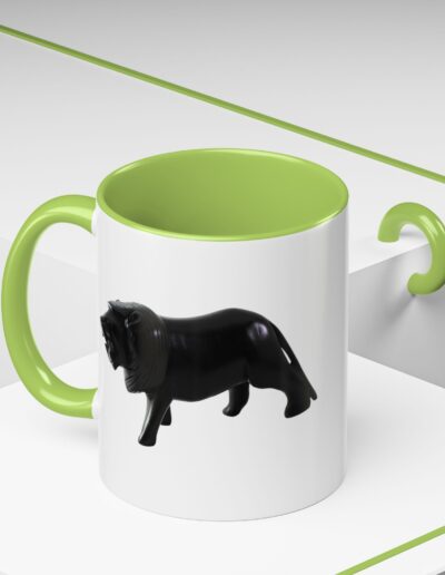 Black Lion Accent Coffee Mug