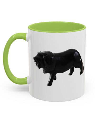 Black Lion Accent Coffee Mug