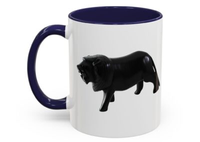 Black Lion Accent Coffee Mug