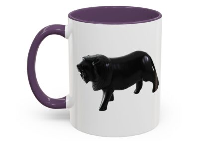 Black Lion Accent Coffee Mug