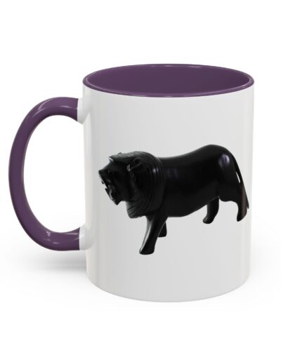 Black Lion Accent Coffee Mug