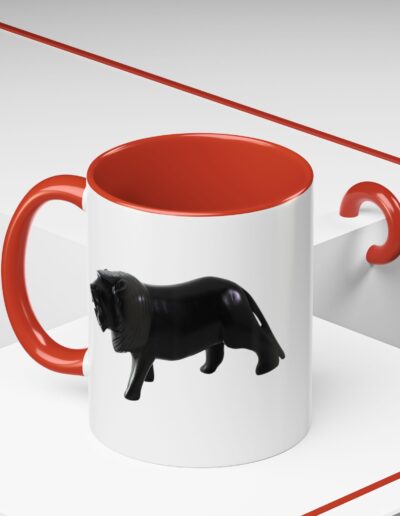 Black Lion Accent Coffee Mug