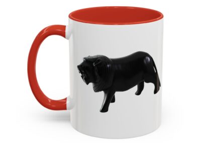 Black Lion Accent Coffee Mug