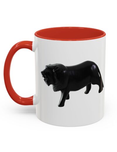 Black Lion Accent Coffee Mug