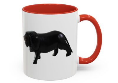 Black Lion Accent Coffee Mug