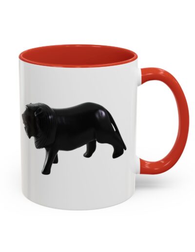 Black Lion Accent Coffee Mug