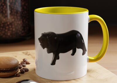 Black Lion Accent Coffee Mug