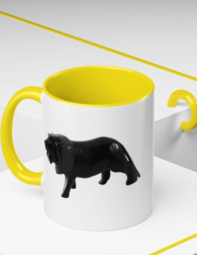 Black Lion Accent Coffee Mug