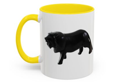Black Lion Accent Coffee Mug