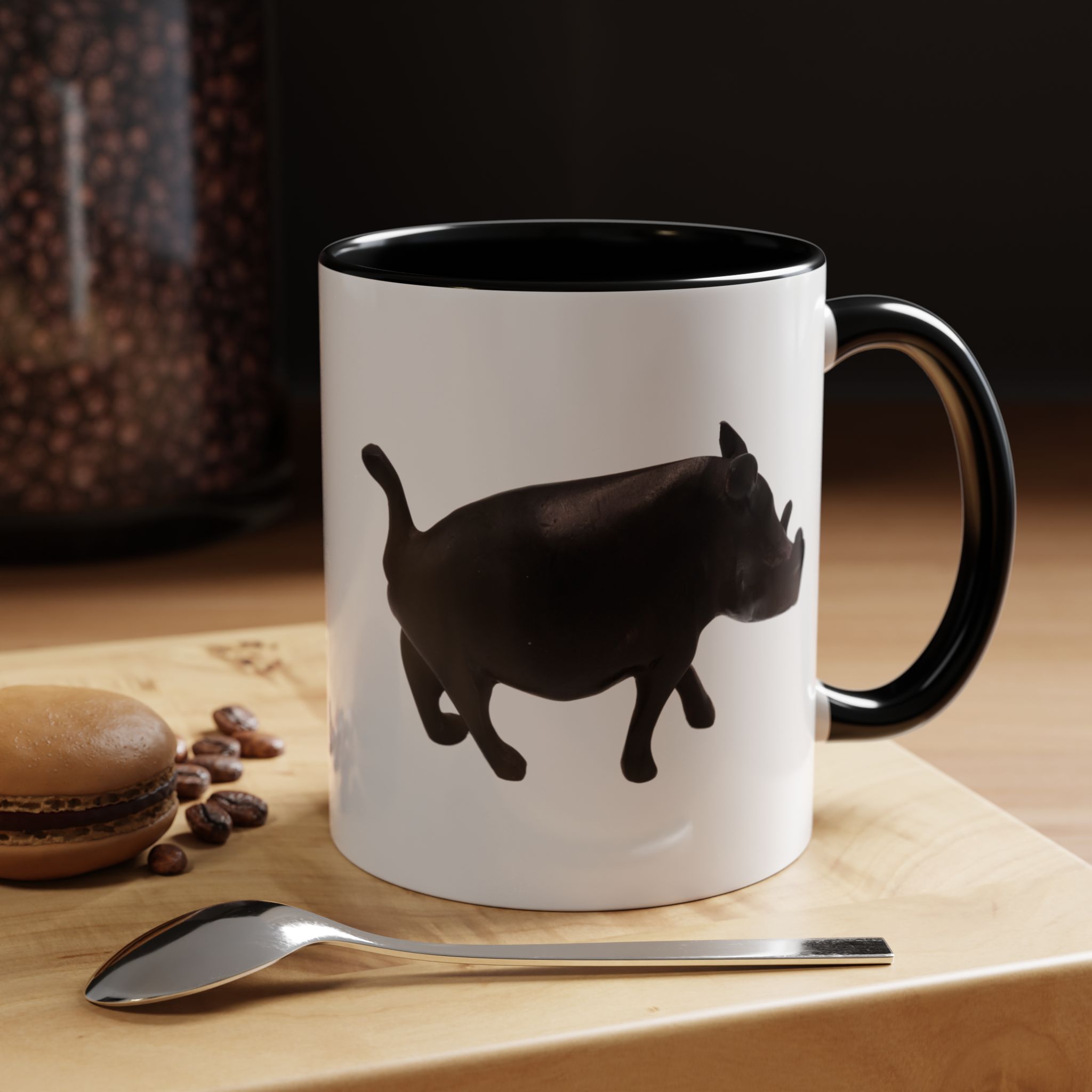 Black Warthog Accent Coffee Mug