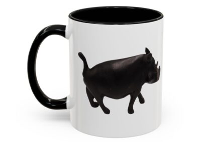 Black Warthog Accent Coffee Mug