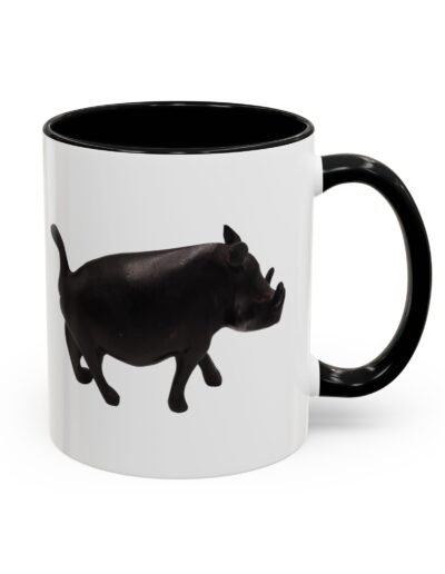 Black Warthog Accent Coffee Mug