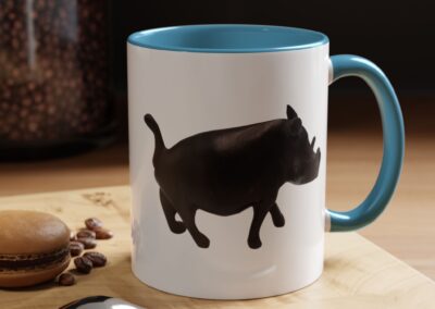 Black Warthog Accent Coffee Mug