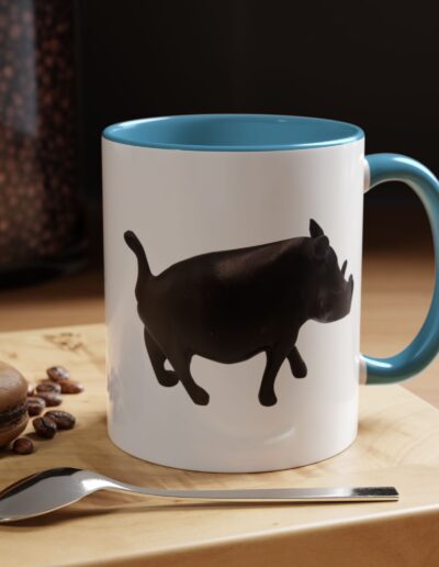 Black Warthog Accent Coffee Mug