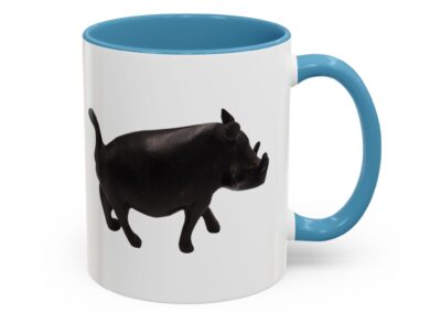 Black Warthog Accent Coffee Mug